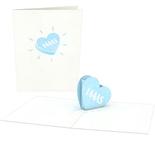 Load image into Gallery viewer, Love Hearts Notecards (Assorted 4-Pack)