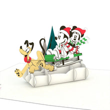 Load image into Gallery viewer, Disney's Mickey &amp; Friends Sleigh Ride Notecards (4 Pack)
